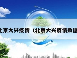 北京大兴疫情（北京大兴疫情数据）